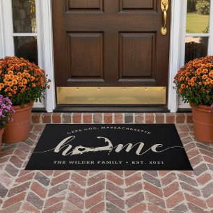 Cape Cod Zuhause Town Personalisiert Fußmatte