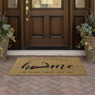 Cape Cod Zuhause Town Personalisiert Fußmatte