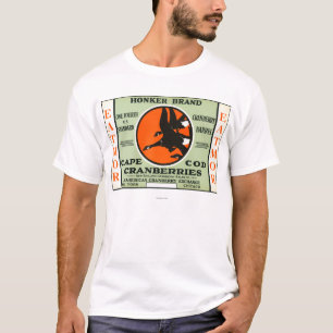 Cape CodHonker Eatmor Moosbeermarken-Aufkleber T-Shirt