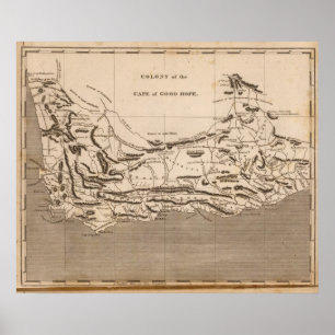 Cape Colony Map von Arrowsmith Poster