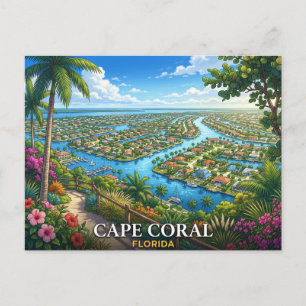 Cape Coral Florida Reise Postkarte