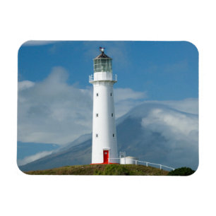Cape Egmont Leuchtturm und Mt Taranaki/Mt Magnet