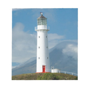 Cape Egmont Leuchtturm und Mt Taranaki/Mt Notizblock