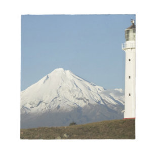 Cape Egmont Leuchtturm und Mt Taranaki / Mt Notizblock