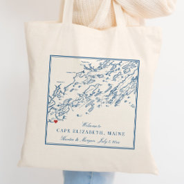 Cape Elizabeth Maine Hochzeit in Urlaubsort Willko Tragetasche