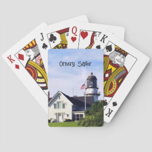 Cape Elizabeth Maine Leuchtturm Foto personalisier Spielkarten