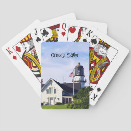Cape Elizabeth Maine Lighthouse Foto personalisier Spielkarten