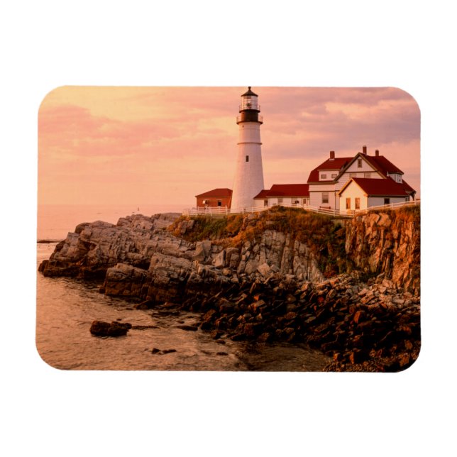 Cape Elizabeth | Scheinwerfer für Portland | Maine Magnet (Horizontal)