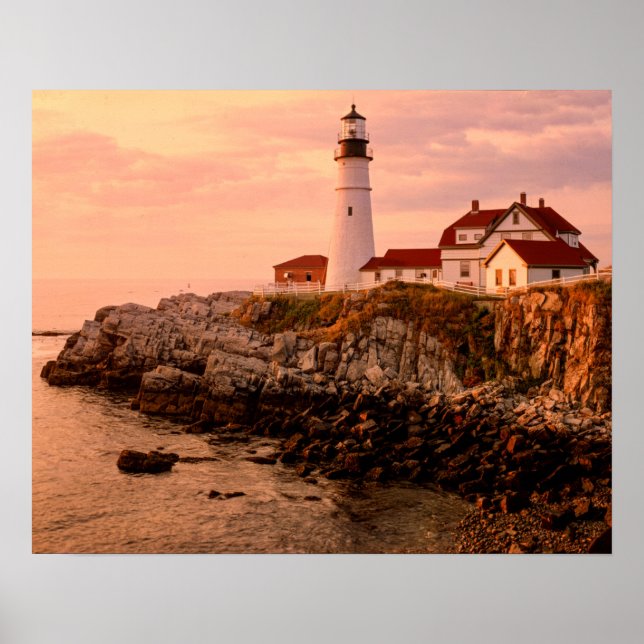 Cape Elizabeth | Scheinwerfer für Portland | Maine Poster (Vorne)