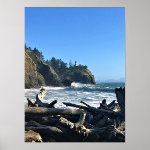 Cape Enttäuschung Lighthouse, Washington Poster