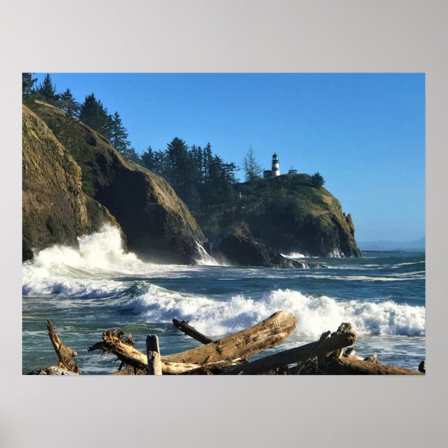 Cape Enttäuschung Lighthouse, Washington Poster (Vorne)