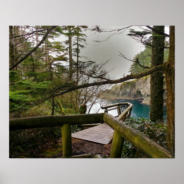 Cape Flattery Olympische Halbinsel - Washington Poster (Vorne)