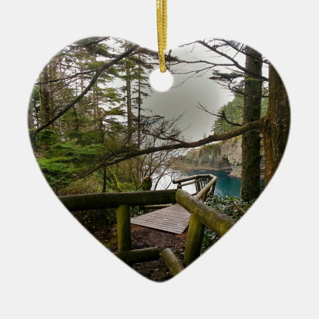 Cape Flattery Trail Olympische Halbinsel Keramikornament (Vorne)