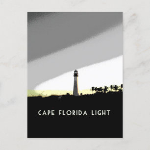 Cape Florida Leuchtturm Poster Postkarte