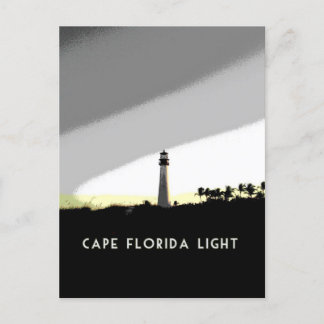Cape Florida Lighthouse Poster Postkarte