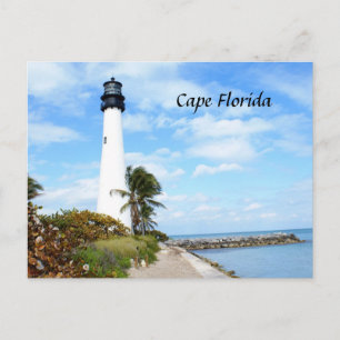 Cape Florida Lighthouse Postkarte