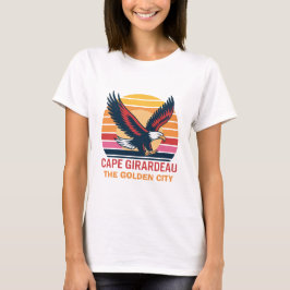 Cape Girardeau". Das Bild ist ein Logo für Cape Gi T-Shirt