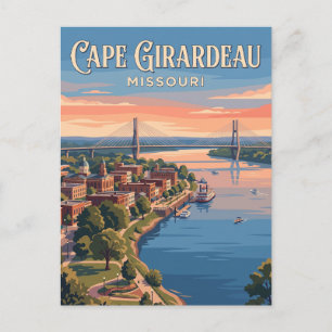 Cape Girardeau, Missouri Postkarte