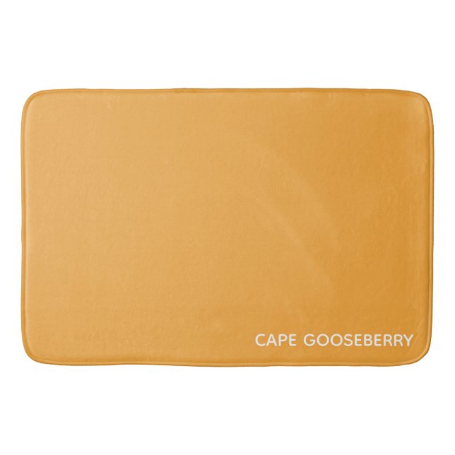 Cape Gooseberry, gelbe Farbe Badematte (Vorderseite)