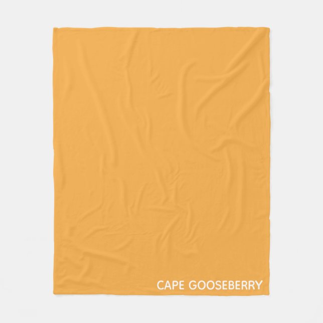 Cape Gooseberry, gelbe Farbe Fleecedecke (Vorderseite)
