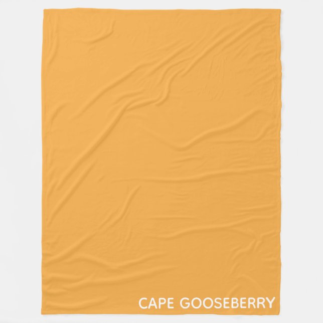Cape Gooseberry, gelbe Farbe Fleecedecke (Vorderseite)