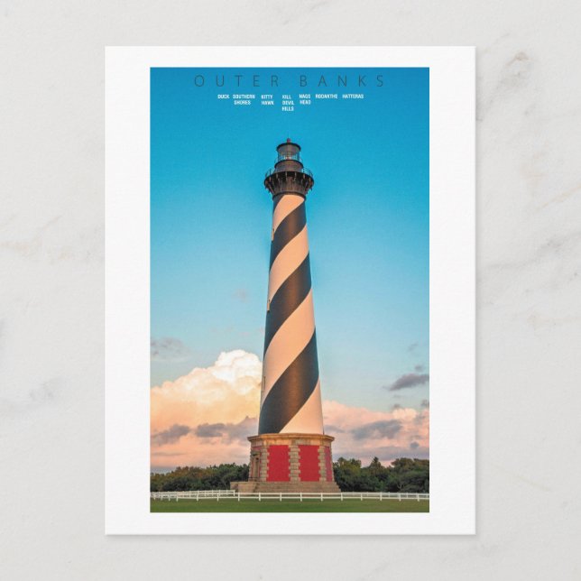 Cape Hatteras Light. Postkarte (Vorderseite)