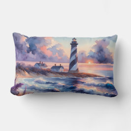 Cape Hatteras Lighthouse am Sonnenuntergang Lendenkissen
