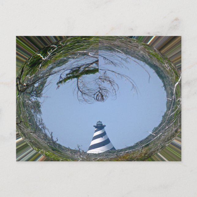 Cape Hatteras Lighthouse aus der Wetlands-Reihe Postkarte (Vorderseite)
