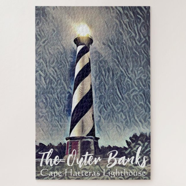 Cape Hatteras Lighthouse Äußere Banken OBX NC (Vertikal)