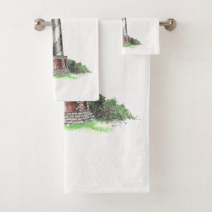 Cape Hatteras Lighthouse Badhandtuch Set