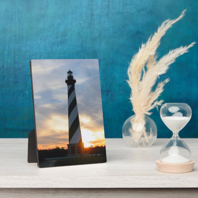 Cape Hatteras Lighthouse bei Sonnenuntergang Fotoplatte (Seite)