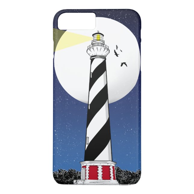Cape Hatteras Lighthouse ILLUSTRATION Case-Mate iPhone Hülle (Rückseite)
