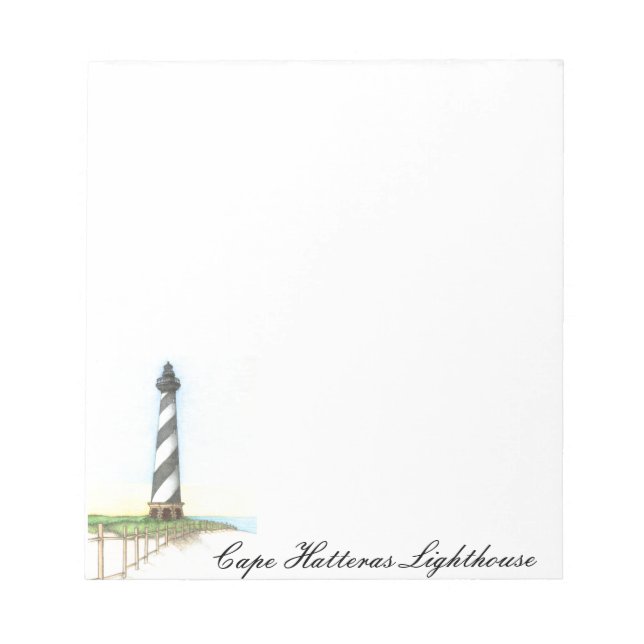 Cape Hatteras Lighthouse Notepad Notizblock (Vorderseite)