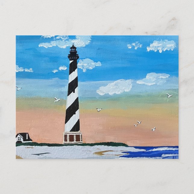 Cape Hatteras Lighthouse Postkarte (Vorderseite)