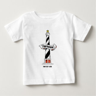 Cape Hatteras Lighthouse Schwarzweiß Baby T-shirt