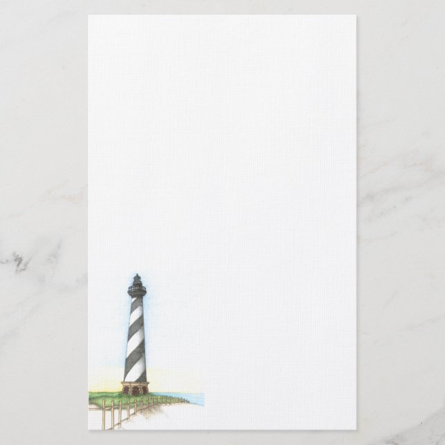 Cape Hatteras Lighthouse Stationery Briefpapier (Vorderseite)