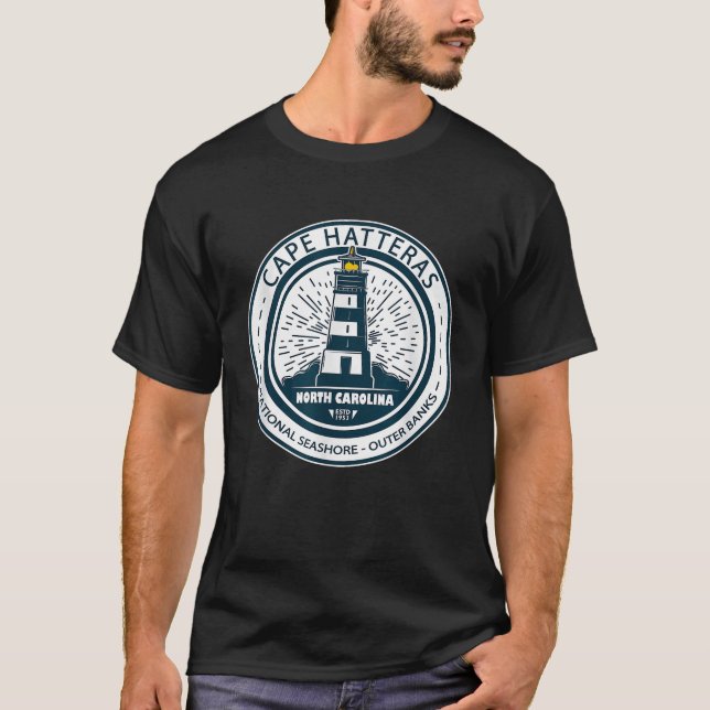 Cape Hatteras National Seashore Außenbanken NC OBX T-Shirt (Vorderseite)