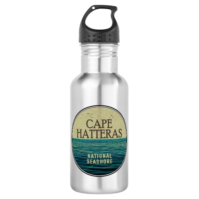 Cape Hatteras National Seashore Birds Edelstahlflasche (Vorderseite)