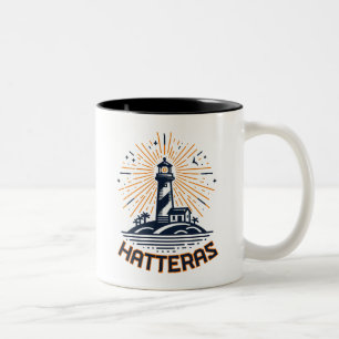 Cape Hatteras North Carolina Leuchtturm Sunrise Zweifarbige Tasse