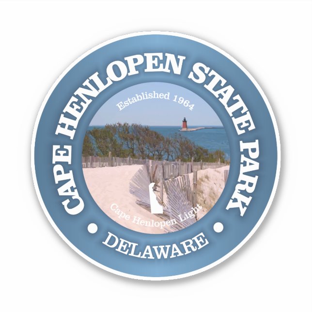 Cape Henlopen SP Aufkleber (Vorderseite)