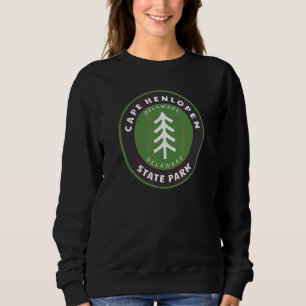 Cape Henlopen Staat Park Delaware De Tree Abzeiche Sweatshirt