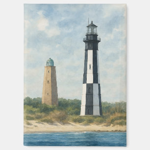 Cape Henry Leuchttürme Magnet