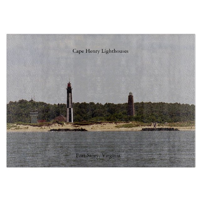 Cape Henry Lighthouse Schneidebrett (Vorderseite)