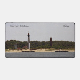 Cape Henry Lighthouses Schreibtischmatte