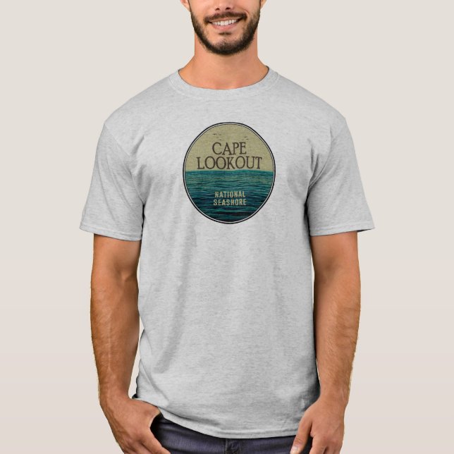 Cape Lookout National Seashore Birds T-Shirt (Vorderseite)