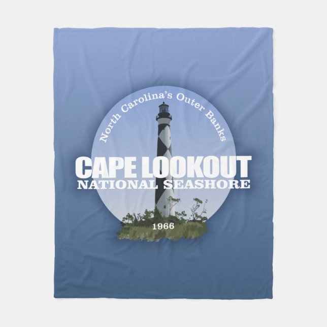 Cape Lookout National Seashore Fleecedecke (Vorderseite)