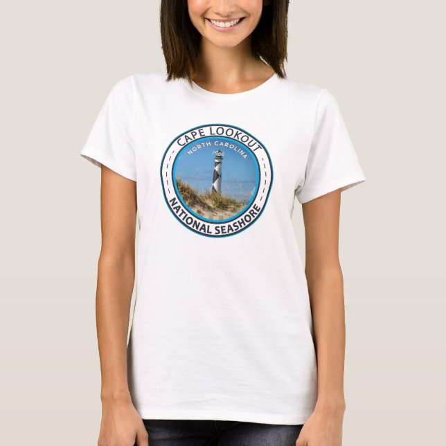 Cape Lookout National Seashore North Carolina T-Shirt (Vorderseite)