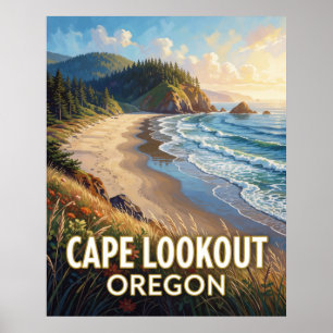 Cape Lookout State Park — Oregon Poster