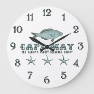 Cape May, ältestes Seebad-Uhr Große Wanduhr