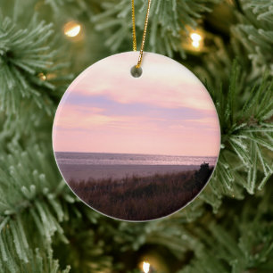 Cape May Beach Keramik Ornament